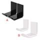 thumbnail image 4 of Wosthever 2 piezas Soporte para auriculares Gancho adhesivo fuerte Auriculares para juegos Montaje en pared Sin perforación Estructura estable Negro, 4 of 6