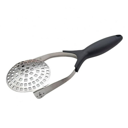 

Potato Masher Manual Spud Smasher Portable Stainless Steel Kitchen Tool Mashed Mud Kitchen Tools for Vegetables Refried Beans Baby Food Fruits Bananas Baking Yams Potatoes Mesher