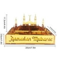 thumbnail image 3 of Ramadan Serving Tray - Gold Eid Mubarak Acrylic Mirror Tray for Food Storage, Dessert Platters, and Party Decor, Moon Star Design for Ramadan Tableware and DIY Display, 3 of 7