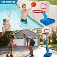 thumbnail image 4 of Adjustable Height Toddler Basketball Hoop for Kids - Portable Pool & Outdoor Basketball Goal, 4 of 7