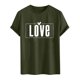 thumbnail image 4 of Tops para hombre, blusas y camisas de cuello redondo y manga corta para hombre. Camiseta/camisa informal de cuello redondo y manga corta con estampado de corazones para hombre. Tops de poliéster para, 4 of 4