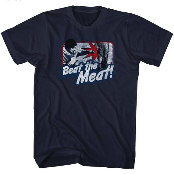 Rocky Beat The Meat Navy T-Shirt