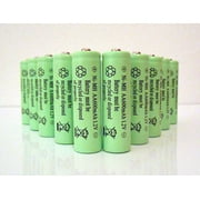 12 Pack AA Ni-MH 600mAh Rechargable Batteries NiMH Battery for Solar Powered Lights Garden Outdoor