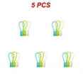 thumbnail image 1 of 1~10PCS Cable Organizer Soft Silicone Magnetic Cable Winder Cord Earphone Storage Holder Clips Cable Winder For Earphone Data Style C 5pcs, 1 of 6