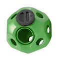 thumbnail image 3 of Divertida pelota de golosinas para caballos de 15.7", pelota de alimentación para caballos, pelota de heno para caballos, juguete de alimentación de zanahorias Verde, 3 of 9
