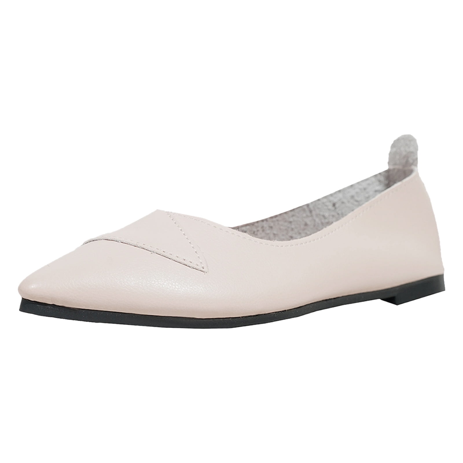 TOWED22 Women's Comfortable Pointed Toe Flats Shoes Dress Wedding