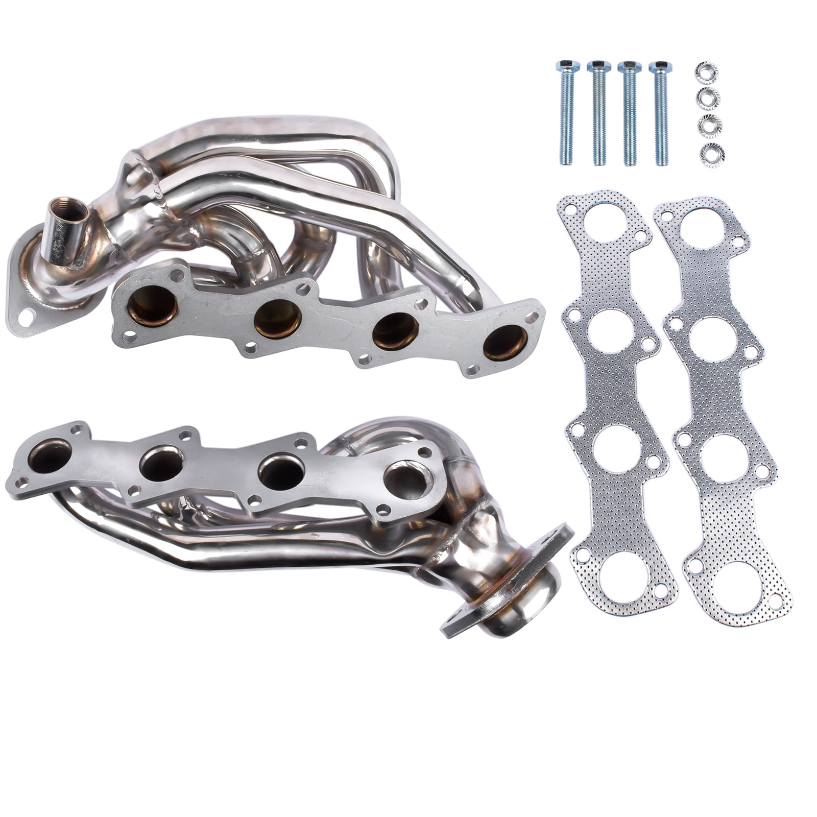 Mustrod For 1997-2003 Ford F150 F250 Expedition Shorty Headers Exhaust Manifold Kit 5.4L V8 Engines