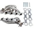 thumbnail image 4 of GELUOXI Shorty Exhaust Manifold Header for Ford F150 F250 Expedition 1997-2003 5.4L V8 Stainless, 4 of 8