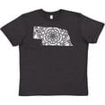 thumbnail image 3 of Inktastic Nebraska Silhouette Mandala Youth T-Shirt, 3 of 5