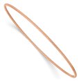 thumbnail image 1 of 14k 1.5mm Rose Gold Slip On Bangle Bracelet, 1 of 6