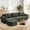 Green, variant on AISWORD 112" Modern L Shaped Modular Sectional Sofa, Cloud Sectional Deep Seat Couch, 4 Seater High-Density Memory Foam Couch Chenille Sofa, Boneless Couches for Living Room, No Assembly, Grey