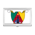 thumbnail image 1 of Yaounde Cameroon National Emblem Business Card Holder Case Pocket Box Wallet, 1 of 3