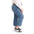 thumbnail image 1 of Levi's Womens Wedge Straight Leg Jeans, Blue, Plus Size, 24W, 1 of 2