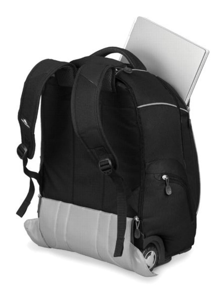 high sierra powerglide rolling laptop backpack