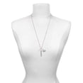 thumbnail image 3 of Delight Jewelry Acrylic Small Paw Mirror Silvertone Always My Mother Bar Zoe Necklace, 3 of 4