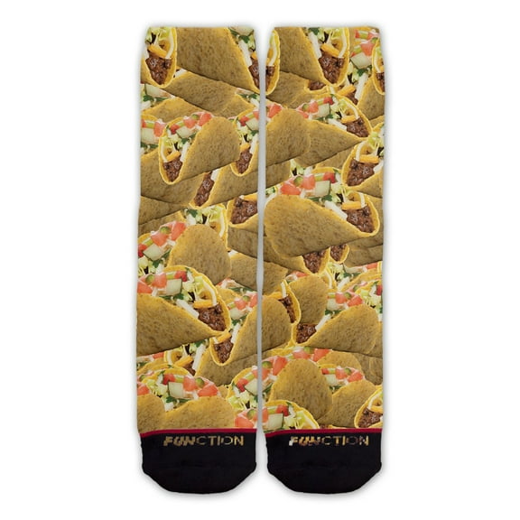 Function - Realistic Tacos All Over Fashion Socks