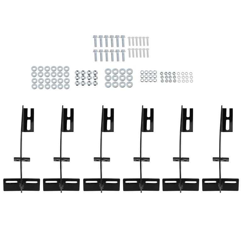 Silscvtt 6-Inch Running Boards For Ram 1500 Quad Cab (2009-2018) – Stainless Steel & ABS, No-Drill Installation