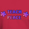 thumbnail image 3 of CafePress - Teach Peace Dark T Shirt - Men's Classic Graphic Cotton T-Shirt, 3 of 4