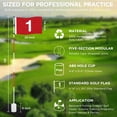 thumbnail image 2 of Bandera de golf KINGTOP portátil de 6 pies con bandera numerada, paquete de 1, 2 of 9