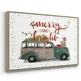 thumbnail image 3 of Christmas Cars Collection A - Framed Gallery Wrapped Holiday Canvas - 17 x 25 - Natural Wood Frame, 3 of 8