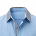 thumbnail image 5 of Guluxicc Golf Shirts for Men Button Down Long Sleeve Shirts with Pocket Classic Fit Summer Vacation Casual Outfit, 5 of 5