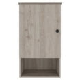 Light Grey 3Shelf Wall Mounted Medicine with Soft Closing Door