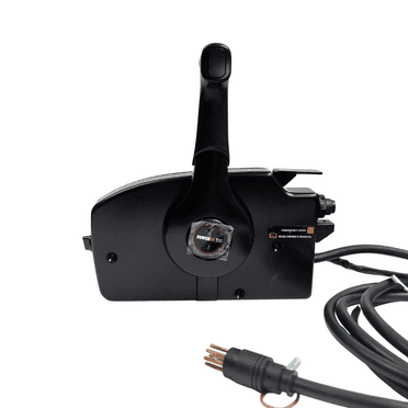 Outboard Engine Side Mount Remote Control Box 881170A3 Boat Throttle Control Fit for Mercury Motor With NO Trim Switch 8pins Main Harness 15FT