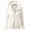 White, variant on CAICJ98 Flannel Jacket Women Women Oversized Sherpa Hoodie Fuzzy Jacket Zip Up Outerwear Coat with Pockets Black 3XL