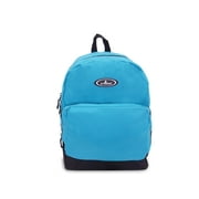 Everest 17" Classic Backpack with front organizer, Turquoise All Ages, Unisex 1045A-TURQ/BK, Carrier and Shoulder Book Bag for School, Work, Sports, and Travel