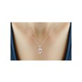 thumbnail image 3 of JewelersClub White Diamond Accent Sterling Silver Heart Pendant, 18", 3 of 3