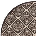 thumbnail image 5 of SAFAVIEH Indoor Outdoor LND132B Linden Natural / Brown Rug, 5 of 7