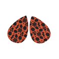 thumbnail image 1 of Fashion Trend Personality Leather Pattern Drop Earrings Jewelry GiftThe Best Gift for A Loved One, 1 of 3