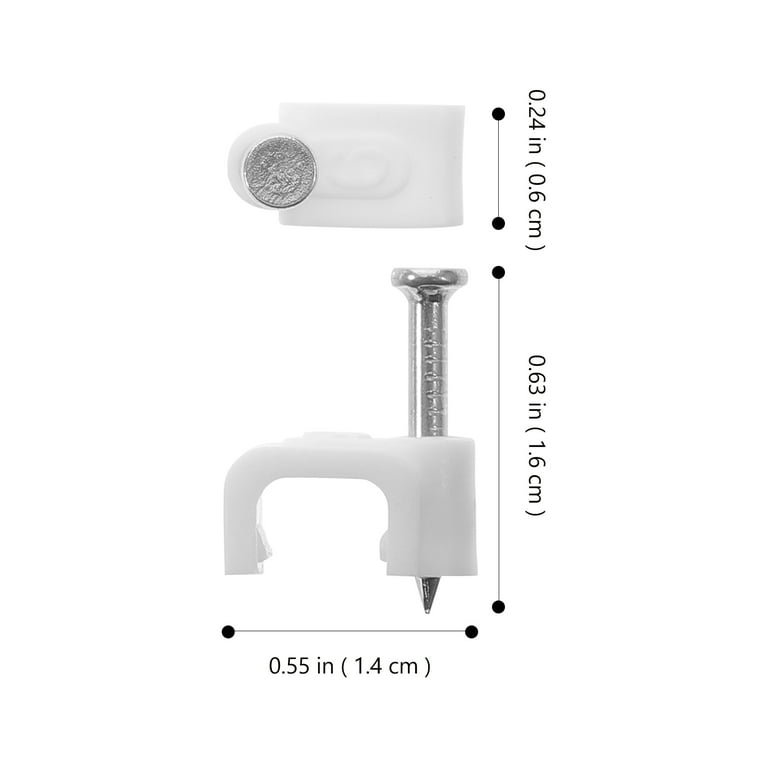 Tack cable to wall deals