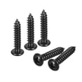 thumbnail image 1 of #8 x 3/4" Tornillo autorroscante de cabeza plana Phillips, 50pcs - Tornillo de cabeza redonda de acero inoxidable 304 (Negro), 1 of 6
