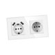 thumbnail image 4 of Salida USB De La UE Puerto USB Dual Estándar Europeo Tipo 153 Toma De Corriente De Carga Blanco Macarena Toma de pared, 4 of 8