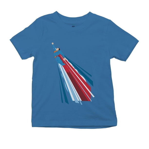 Playera Fan Army Superman Talla 10 to the sky manga corta azul turquesa