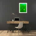 thumbnail image 3 of Grayscale 25x32 White Modern Wood Framed Museum Art Print Titled - Green Leaf IX, 3 of 4
