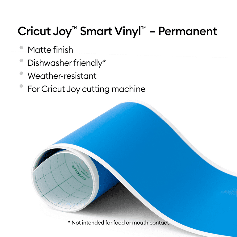 Cricut Joy Smart Permanent Vinyl - Blue - 5.5 x 48 in