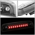 thumbnail image 4 of DNA Motoring 3BL-GMC15-3D-T3-LED-BK For 2014 to 2020 Chevy Silverado GMC Sierra Sequential LED Arrow Style Signal Tail Center 3rd Third Brake Light 15 16 17 18 19, 4 of 6