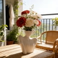 thumbnail image 4 of Plastic Statue Flower Vase,Modern Artistic Human Shape Decor Flower Vase,Small White Vase for Table,Shelf,Living Room,Office,Bedroom,6.3x3.74 Inch, 4 of 8