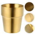 thumbnail image 6 of Masteelf Insulated Golden Tumblers Set, 2.87x2.75x2.75 Inch Cylindrical Bar Drinkware for Home and Party Use, 6 of 7