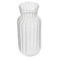 thumbnail image 4 of Striped Glass Vase Decorative Flower Container Water Planter Vessel Adornment, 4 of 9