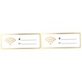 thumbnail image 4 of HLONK 2pcs Acrylic Wifi Sign Rewritable Account and Password Wifi Sign for Public Shop, 4 of 8