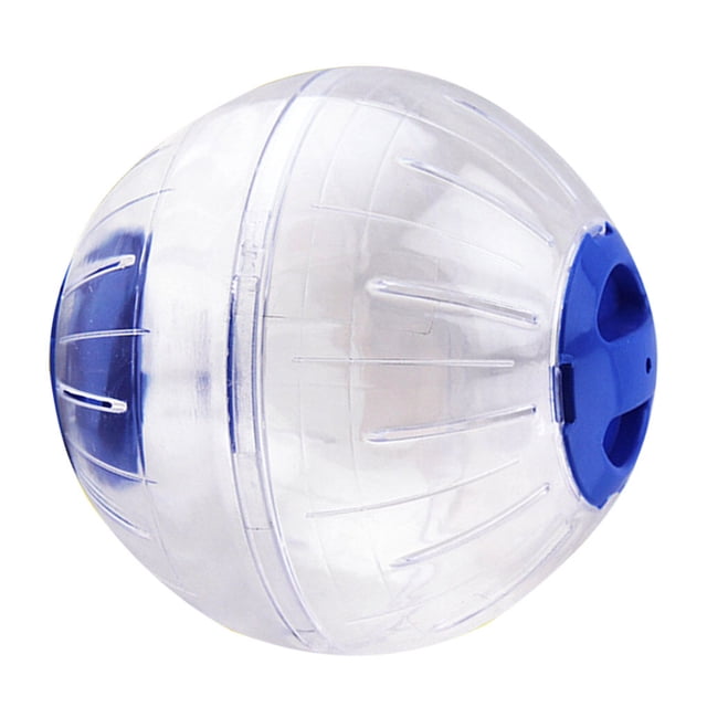 Methold Pelota de ejercicio, juguetes de animales, juguetes rodantes, accesorios para correr perforados de plástico Juguetes de animales pequeños azul Methold PT000076-02B