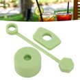 thumbnail image 1 of Silicone Spill Proof Stopper Set, 4 Set Spill Proof Stopper Tumbler Accessories Including Straw Cover  Square Leak Stopper Round Lid Stopper Plug for Home Kitchen Restaurant, 1 of 8