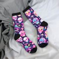thumbnail image 5 of Rocae Skull mushroom colorful cute for Adult Socks Casual Athletic Stretchy Loose Socks for Women Men Non-Slip Middle Tube Socks, 5 of 6
