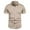 Khaki, variant on Kaemgyyd Mens Dress Shirts Summer Short Sleeve Button down Formal Shirts Soft Solid Collar Work Business Casual Tops