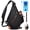 leopard, variant on 19L Hydration Backpack Hiking(Including 2L Water Bladder) Large Sling Backpack, Hydration Pack Backpack,Crossbody Backpack