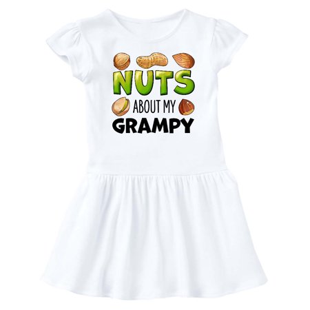 

Inktastic Nuts About My Grampy Peanut Almond Pistachio Gift Baby Girl Dress