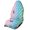 Mermaid Scale Butterfly Theme, variant on Uourmeti 1 Pack Car Seat Towel Cover Terry Cloth Car Seat Cover, Soft Waterproof Mushroom Frog Print, Compatible with Van Truck SUV Car Interior